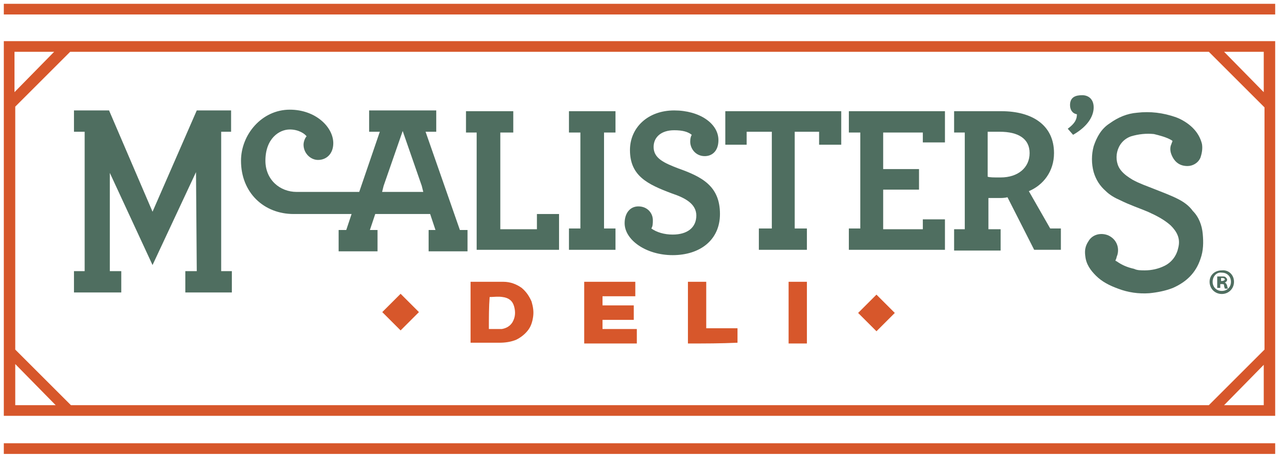 McAlister's Deli logo - FoodFluence client